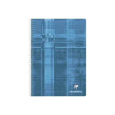 3329680681611-Clairefontaine - Cahier à spirale A4 (21x29,7 cm) - 180 pages - grands carreaux (Seyes) - disponible dans-Avant-2