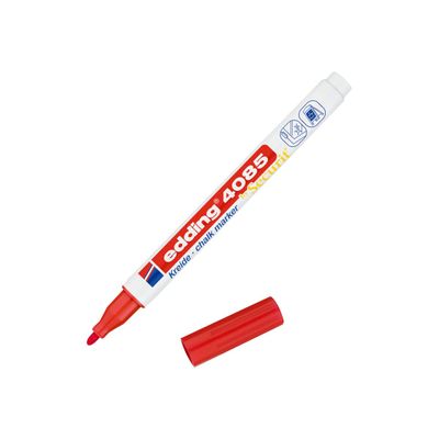 4057305036322-Edding 4085 - Marqueur craie liquide - 1-2 mm - rouge-Angle gauche-0