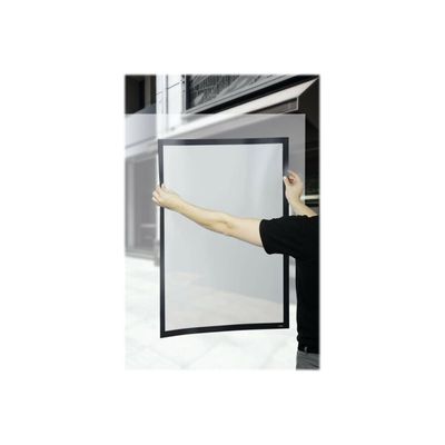 4005546507859-Durable Duraframe Poster Sun - Cadre d'affichage vitrostatique - 70 x 100 cm - noir-Avant-2