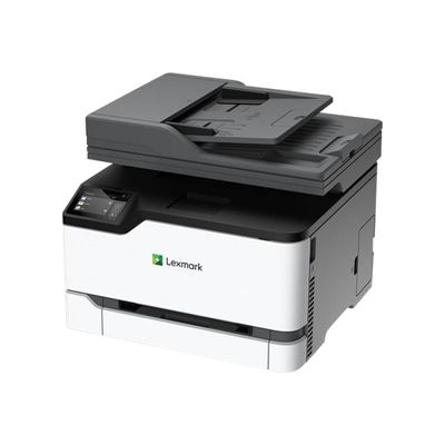 0734646727242-Lexmark MC3224i - imprimante laser multifonction couleur A4 - USB 2.0, LAN, Wi-Fi(n)-Angle droit-1