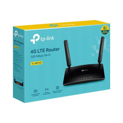 6935364089672-TP-Link TL-MR150 - modem/routeur sans fil - 4G LTE Wifi 300 Mbps-Angle gauche-4