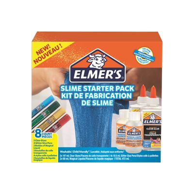 3026980509439-Elmers - Kit de préparation pour slime avec colle blanche et paillettes-Avant-0