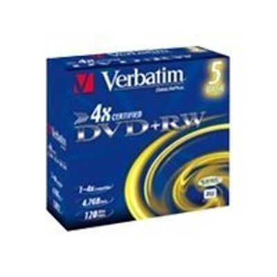 0023942432296-Verbatim DataLifePlus - DVD+RW x 5 - 4.7 Go - support de stockage-Image du produit-0