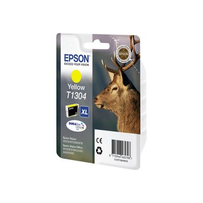 8715946465708-Epson T1304XL Cerf - jaune - cartouche d'encre originale-Angle droit-1
