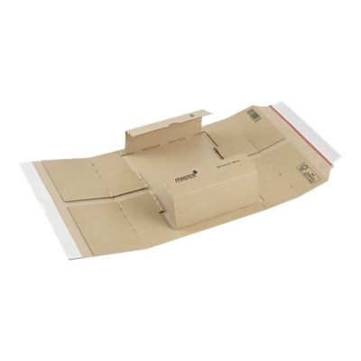 0404051106061-Étui d'expédition postale autoadhésif - 32,8 cm x 39,6 cm x 11,2 cm - kraft - Master'in -Angle gauche-0