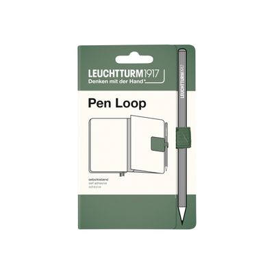 4004117609626-Leuchtturm1917 - Pen loop passant pour stylo autoadhésif - vert olive-Avant-0