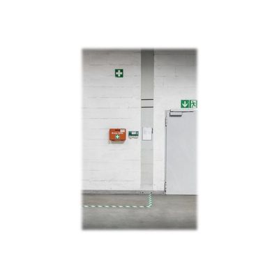 4005546982519-Durable Duraline Strong - Ruban adhésif vert/blanc antidérapant - 30 m-Avant-2