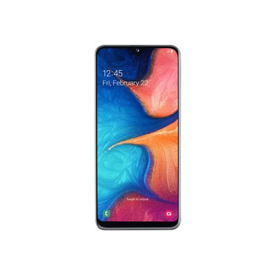 8801643864002-Samsung Galaxy A20E - Smartphone -  4G - 32Go - blanc.-Avant-0