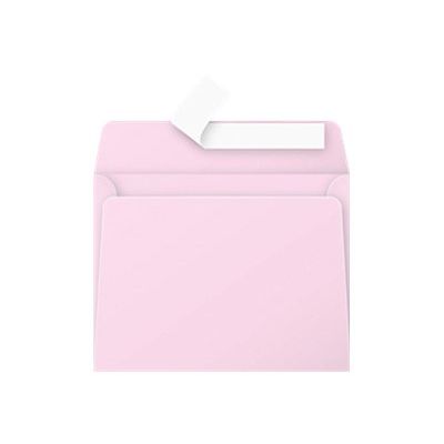 3329680055313-Pollen - 20 Enveloppes - 90 x 140 mm - 120 g/m² - rose dragée-Avant-0