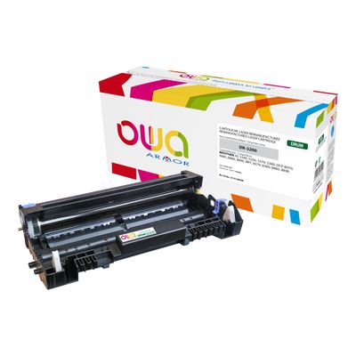 3112539606596-Tambour compatible Brother DR3200 - Owa K15148OW -Angle gauche-0