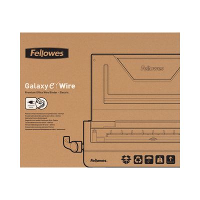 0043859530038-Fellowes Galaxy-E/Wire - machine à relier / relieuse perforeuse éléctrique par anneaux métal - Perfore 2-Avant-11