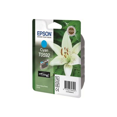 0400000592404-Epson T0592 Orchidée - cyan - cartouche d'encre originale-Angle droit-0