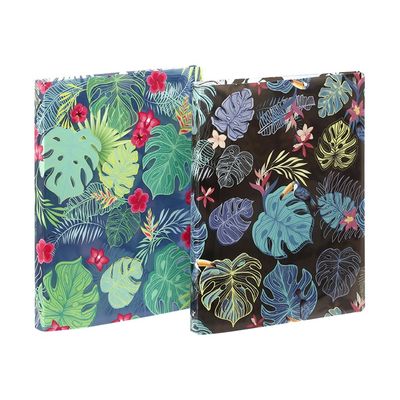 3135256098710-Viquel Tropical - Classeur souple à anneaux - Dos 25 mm - A4 - pour 100 feuilles - bleu ou -Multi-angle-0