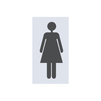 8711234017611-Pickup Home 3D - Pictogramme Femme - gris-Avant-0