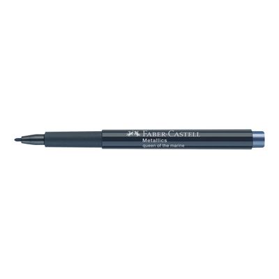 4005401607533-Faber-Castell Metallics - marqueur - queen of the marine-Angle gauche-1