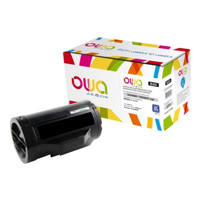 3112539623180-Cartouche laser compatible Epson S050691 - noir - Owa K15598OW-Multi-angle-0