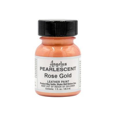 0086366714560-Angelus Pearlescent - Peinture acrylique pour cuir - 29,5 ml - or rose-Avant-0