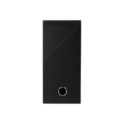 3130630894216-Exacompta - Boîte de transfert - dos 120 mm - toile noir-Angle gauche-0