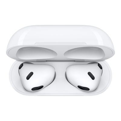 0194253324171-Apple AirPods 3eme génn - Kit main libre - écouteurs sans fil bluetooth - intra-auriculaire - bla-Haut-2