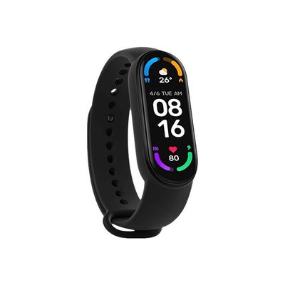6934177736384-Xiaomi Mi Smart Band 6 - montre connectée - noir -Angle gauche-3
