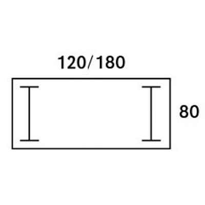3253310204454-Bureau LEVEL - Bureau éléctrique - L120 - pied blanc - plateau Imitation hêtre--3