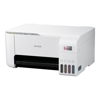 8715946684253-Epson EcoTank L3256 - imprimante multifonction jet d'encre couleur A4 - USB, Wi-Fi - blanc-Angle droit-0