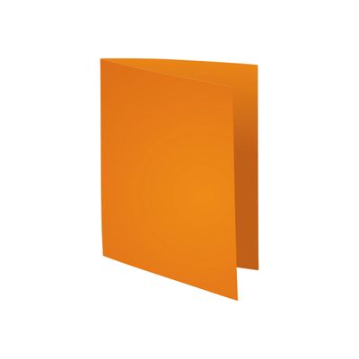 3288584201076-Exacompta Forever - 5 Paquets de 100 Chemises - 170 gr - orange-Angle droit-1