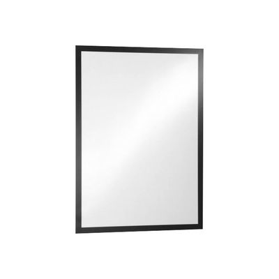 4005546507835-Durable Duraframe Poster Sun - Cadre d'affichage vitrostatique - A1 - noir-Angle gauche-2