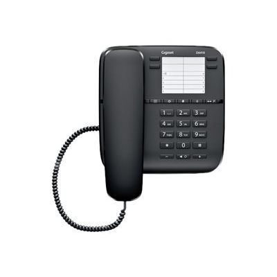 4250366829784-Gigaset DA410 - téléphone filaire - noir-Haut-3