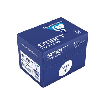 0409999931720-Clairefontaine Smart Print Paper - Papier ultra blanc - A4 (210 x 297 mm) - 60 g/m² - 2500 fe-Angle gauche-0