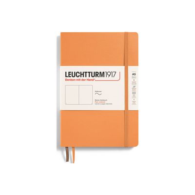 4004117643989-Leuchtturm1917 - Carnet de notes A5 (145 x 210 mm) - blanc - 123 pages - abricot-Avant-0