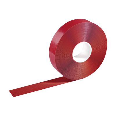 4005546982465-Durable Duraline Strong - Ruban adhésif rouge antidérapant - 30 m-Angle gauche-0