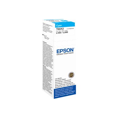 8715946540986-Epson EcoTank 664 - cyan - réservoir d'encre original-Angle gauche-0