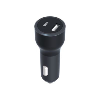3571211501084-BigBen Connected - Chargeur allume cigare pour voiture - USB A+C (12+20W) - noir-Avant-0