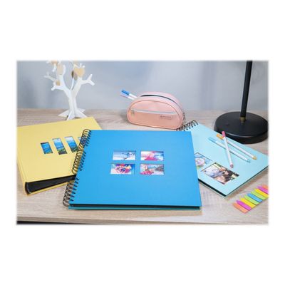 3130630151159-Exacompta Milano - Album photos 32 x 32 cm - 60 pages - bleu-Avant-4