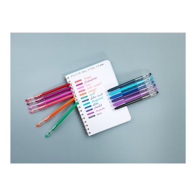 4902505581427-Pilot FriXion Ball Stick - Roller effaçable - 0,7 mm - rose corail-Angle droit-2
