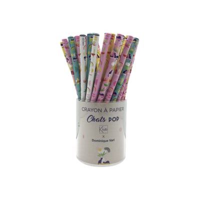3700572750934-Kiub Bug Art - Crayon à papier - chats pop - différents modèles disponibles-Avant-0