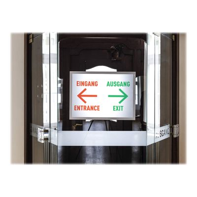 4005546406732-Durable Duraframe Poster - Cadre d'affichage adhésif - 50 x 70 cm - argent-Avant-3
