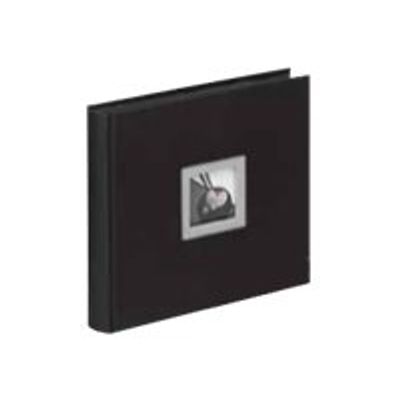 4004122161621-Walther - Album photo 26 x 25 cm - Black & White - noir-Avant-0