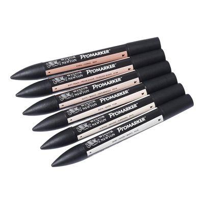884955070390-ProMarker - Pack de 6 marqueurs double pointe - teint peau-Angle gauche-1
