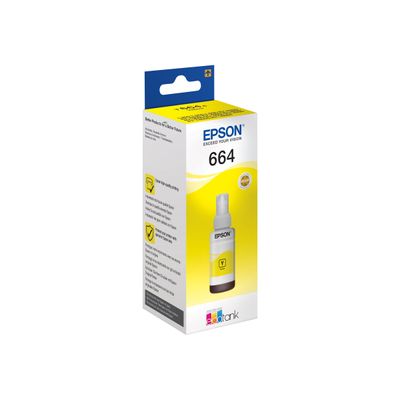 8715946541006-Epson EcoTank 664 - jaune - réservoir d'encre original-Angle gauche-2