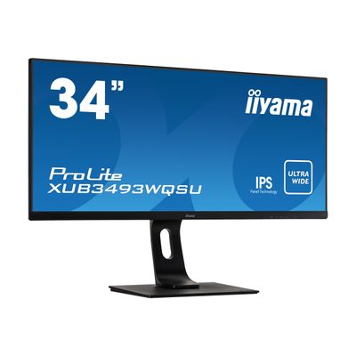 4948570117147-iiyama ProLite XUB3493WQSU-B1 - écran LED 34" - HDR-Angle gauche-2