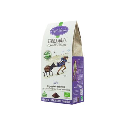 3760264902263-Terramoka Inès - Café moulu bio - 250 gr-Angle droit-0