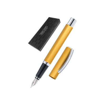 4014421326423-Online Vision Satin - Stylo plume - golden sand-Angle gauche-0