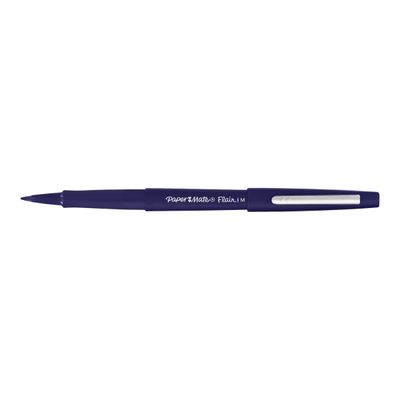 3501178737950-Paper Mate Flair Original - Feutre fin - pointe moyenne - bleu marine-Angle gauche-1