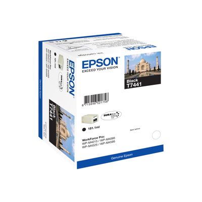8715946521756-Epson T7441XL Taj mahal - noir - cartouche d'encre originale-Angle gauche-2
