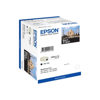 8715946521756-Epson T7441XL Taj mahal - noir - cartouche d'encre originale-Angle gauche-0