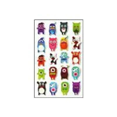 3065505604129-Maildor - 1 feuille gommettes monstres - -Avant-0