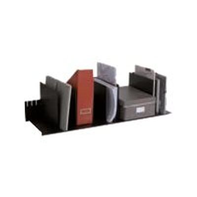 3660141030624-Trieur pour classeurs et documents - 10 séparateurs amovibles - L 85 cm - noir-Angle gauche-1