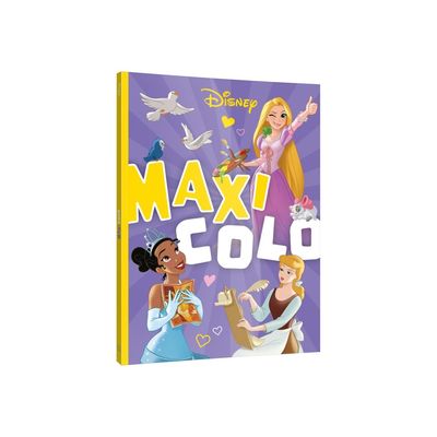 9782016282564-Disney Princesses - Maxi colo livre à colorier-Angle gauche-0